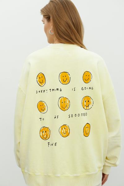 Sweatshirt lemon smile 