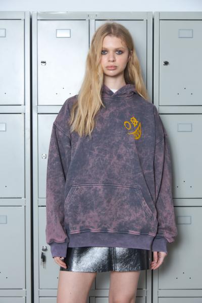 Худи оверсайз графитовый вываренный X-Files