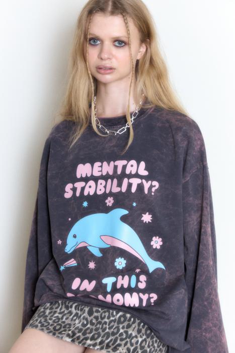 Longsleeve graphite boiled mental stability