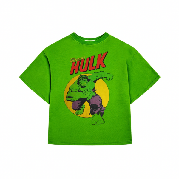 Футболка оверсайз салатовая hulk