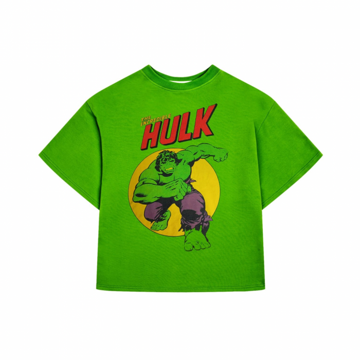 Футболка оверсайз салатовая hulk